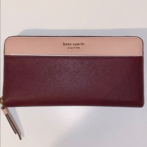 Kate Spade “Cameron” Large Zip Around Wallet